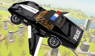 Flying Car Game Police Games