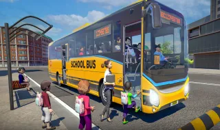 School Bus Game Driving Sim