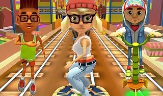 Train subway surfers