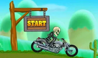 Motor Bike Hill Racing 2D