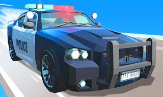 Police Car Line Driving