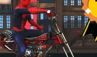 Spider Man Motorbike