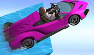 Water Surfer Car Stunt